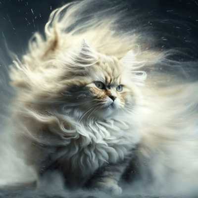 cat, wind-effect --v 4 --s 750